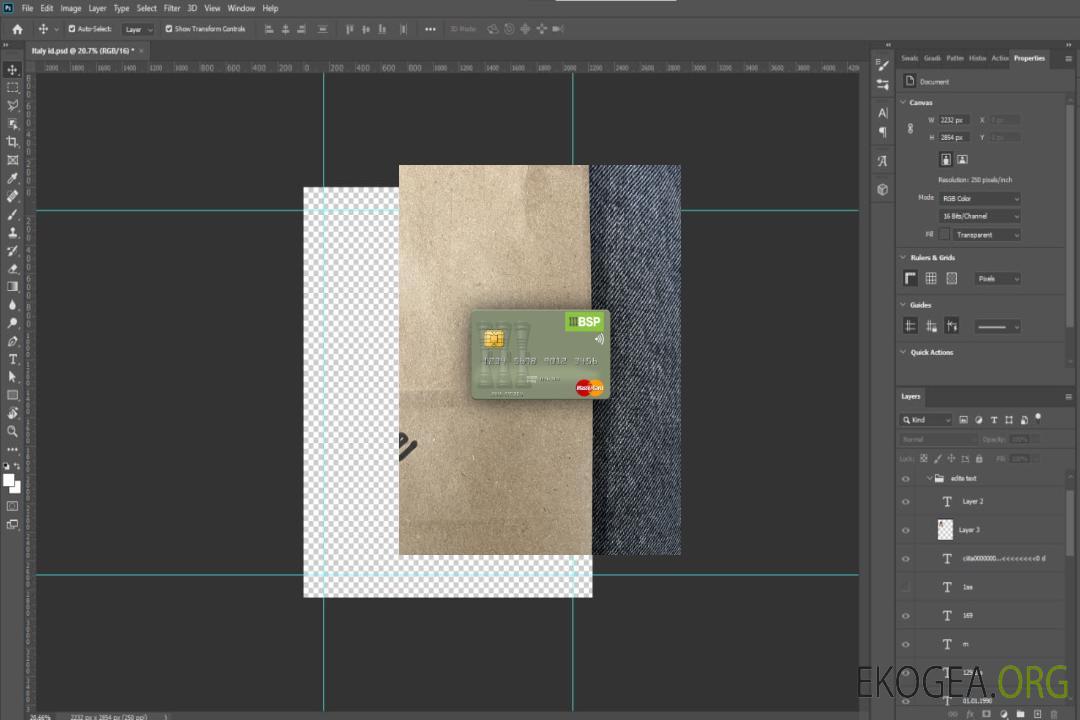 Îles Salomon BSP Bank mastercard photolook recto template